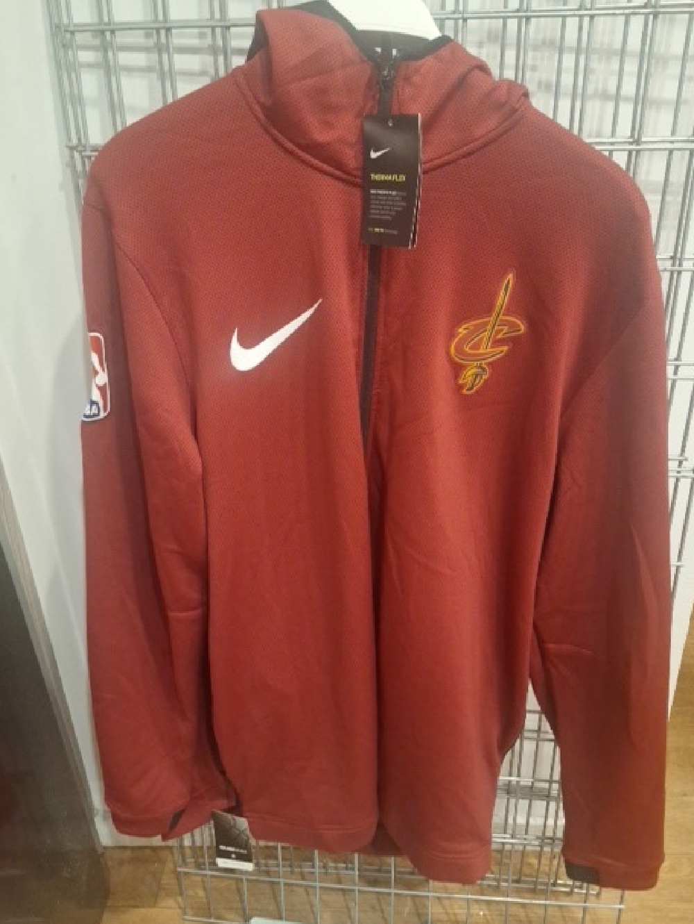 Nike Maroon/Gold Cleveland Cavaliers Full-Zip Hoodie